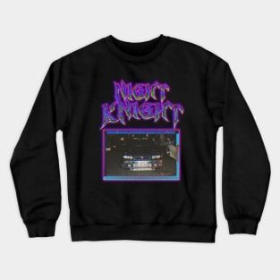 Night Knight Skyline [Purple] Crewneck Sweatshirt